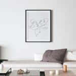 poster minimalist alb negru indragostiti, postere perete, postere pereti, postere mari de perete, tablou poster, postere inramate, postere bucuresti, tablouri scandinave, poster 50x70, tablouri, postere romania, tablouri moderne, design interior