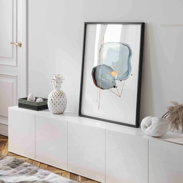 Poster abstract forme geometrice neregulate, postere perete, postere pereti, postere mari de perete, tablou poster, postere inramate, postere bucuresti, tablouri scandinave, poster 50x70, tablouri, postere romania, tablouri moderne, design interior