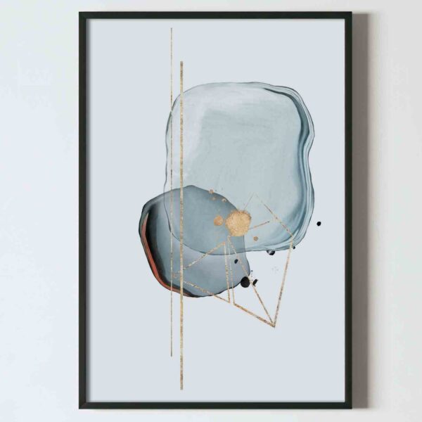 Poster abstract forme geometrice neregulate, postere perete, postere pereti, postere mari de perete, tablou poster, postere inramate, postere bucuresti, tablouri scandinave, poster 50x70, tablouri, postere romania, tablouri moderne, design interior