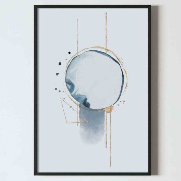 Poster abstract forme geometrice neregulate, postere perete, postere pereti, postere mari de perete, tablou poster, postere inramate, postere bucuresti, tablouri scandinave, poster 50x70, tablouri, postere romania, tablouri moderne, design interior