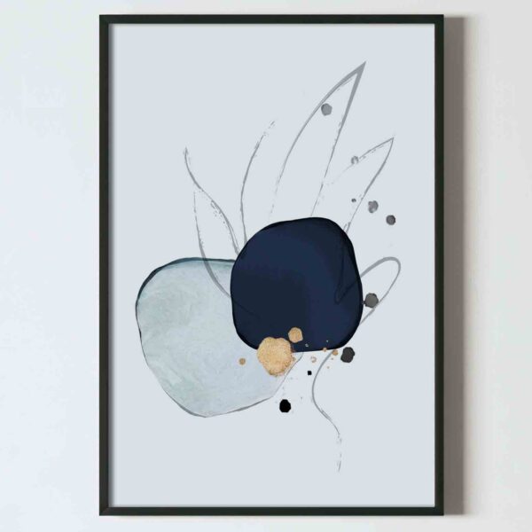 Poster abstract forme geometrice neregulate, postere perete, postere pereti, postere mari de perete, tablou poster, postere inramate, postere bucuresti, tablouri scandinave, poster 50x70, tablouri, postere romania, tablouri moderne, design interior