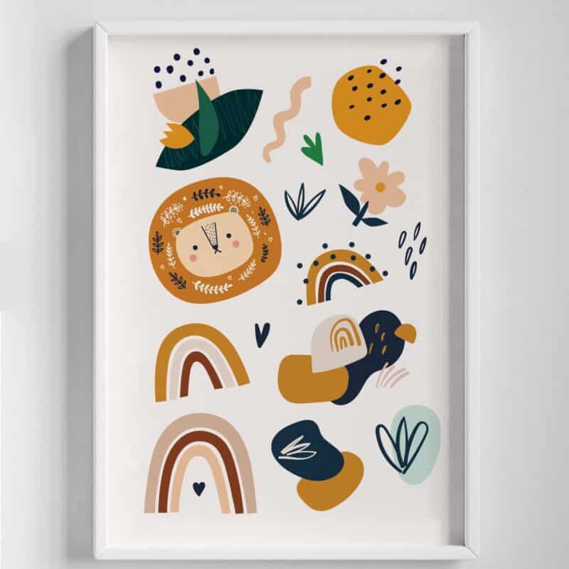 Poster colorat desene pentru copii, poster camera copii, posere camera copii, postere perete, postere pereti, postere mari de perete, tablou poster, postere inramate, postere bucuresti, tablouri scandinave, poster 50x70, tablouri, postere romania, tablouri moderne, design interior