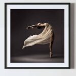 Poster balerina voal pastel, postere perete, postere pereti, postere mari de perete, tablou poster, postere inramate, postere bucuresti, tablouri scandinave, poster 50x70, tablouri, postere romania, tablouri moderne, design interior