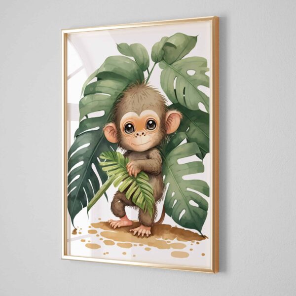 poster tablou camera copii desen girafa maimuta pret ieftin cadou, poster camera copii, postere camera copii, postere perete, postere pereti, postere mari de perete, tablou poster, postere inramate, postere bucuresti, tablouri scandinave, poster 50x70, tablouri, postere romania, tablouri moderne, design interior