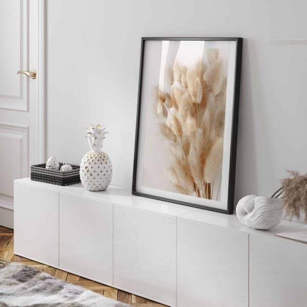 Poster buchet codița iepurasului, uscata Lagurus Ovatus, postere perete, postere pereti, postere mari de perete, tablou poster, postere inramate, postere bucuresti, tablouri scandinave, poster 50x70, tablouri, postere romania, tablouri moderne, design interior