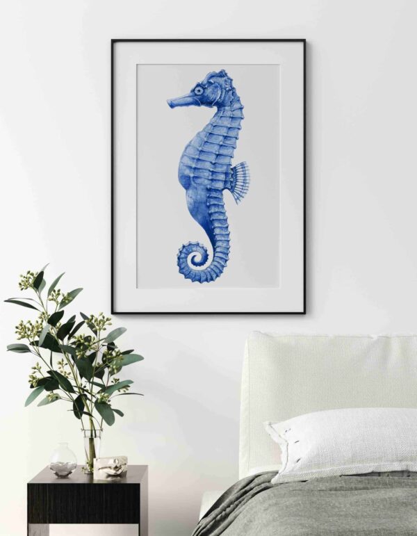 Poster pentru tablou Cal de mare albastru, postere perete, postere pereti, postere mari de perete, tablou poster, postere inramate, postere bucuresti, tablouri scandinave, poster 50x70, tablouri, postere romania, tablouri moderne, design interior
