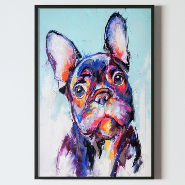 postere perete tablou bulldog catel, postere perete, postere pereti, postere mari de perete, tablou poster, postere inramate, postere bucuresti, tablouri scandinave, poster 50x70, tablouri, postere romania, tablouri moderne, design interior