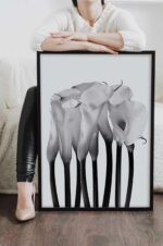 Postere perete buchet flori cu cale, postere perete, postere pereti, postere mari de perete, tablou poster, postere inramate, postere bucuresti, tablouri scandinave, poster 50x70, tablouri, postere romania, tablouri moderne, design interior
