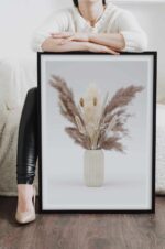 Postere perete buchet flori pampas, stuf si codita soricelului, postere perete, postere pereti, postere mari de perete, tablou poster, postere inramate, postere bucuresti, tablouri scandinave, poster 50x70, tablouri, postere romania, tablouri moderne, design interior