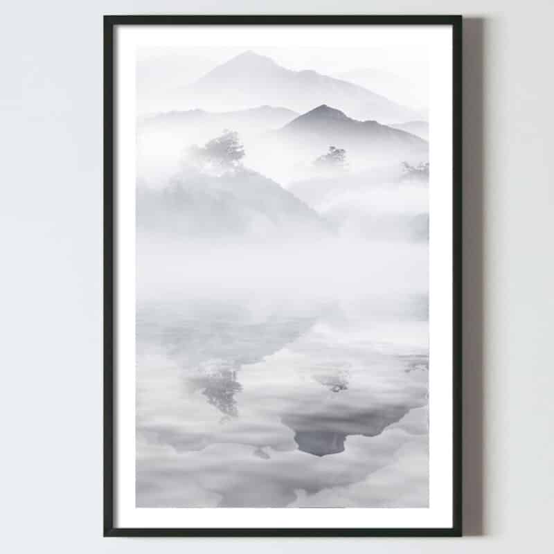 Poster tablou perete peisaj munte in nori, postere perete, postere pereti, postere mari de perete, tablou poster, postere inramate, postere bucuresti, tablouri scandinave, poster 50x70, tablouri, postere romania, tablouri moderne, design interior