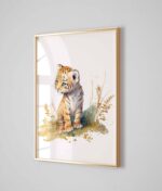 poster camera copii, postere camera copii, decoratiuni scandinave camera copii, tigru