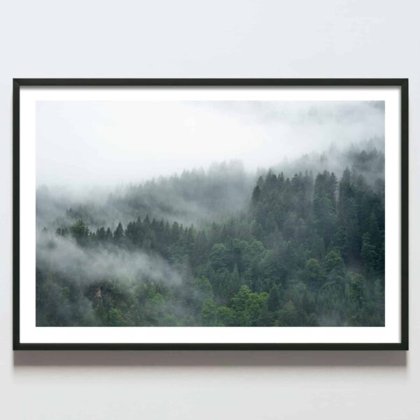 Poster tablou perete : peisaj de munte, padurea mistica, postere perete, poster pereti, postere mari de perete, tablou poster, postere inramate, postere bucuresti, tablouri scandinave, poster 50x70, tablouri, postere romania, tablouri moderne, design interior