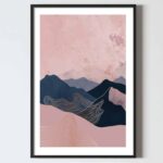 peisaj munte stilizat, poster abstract, design interior tablou living dormitor hol, postere perete, postere pereti, postere mari de perete, tablou poster, postere inramate, postere bucuresti, tablouri scandinave, poster 50x70, tablouri, postere romania, tablouri moderne, design interior