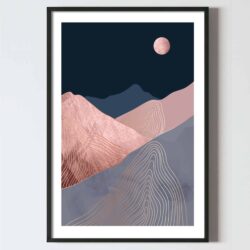 peisaj munte stilizat, poster abstract, design interior tablou living dormitor hol, postere perete, postere pereti, postere mari de perete, tablou poster, postere inramate, postere bucuresti, tablouri scandinave, poster 50x70, tablouri, postere romania, tablouri moderne, design interior