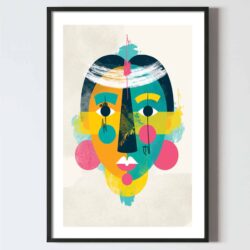 portret stilizat, poster abstract, design interior tablou living dormitor hol, postere perete, postere pereti, postere mari de perete, tablou poster, postere inramate, postere bucuresti, tablouri scandinave, poster 50x70, tablouri, postere romania, tablouri moderne, design interior