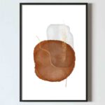 poster abstract, poster acuarele, poster maro, design interior tablou living dormitor hol, postere perete, postere pereti, postere mari de perete, tablou poster, postere inramate, postere bucuresti, tablouri scandinave, poster 50x70, tablouri, postere romania, tablouri moderne, design interior
