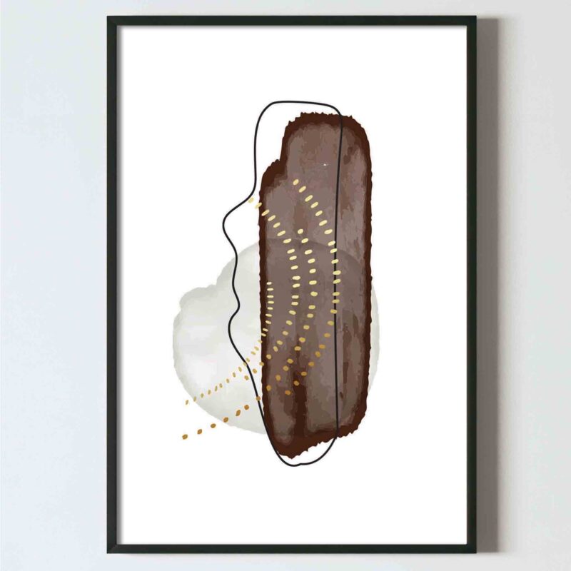 poster abstract, poster acuarele, poster maro, design interior tablou living dormitor hol, postere perete, postere pereti, postere mari de perete, tablou poster, postere inramate, postere bucuresti, tablouri scandinave, poster 50x70, tablouri, postere romania, tablouri moderne, design interior