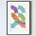 poster abstract, poster acuarele, poster maro, design interior tablou living dormitor hol, postere perete, postere pereti, postere mari de perete, tablou poster, postere inramate, postere bucuresti, tablouri scandinave, poster 50x70, tablouri, postere romania, tablouri moderne, design interior