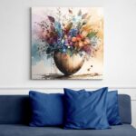 tablou canvas, cele mai frumoase tablouri canvas, tablouri canvas mari, tablou living, tablou canvas mare, tablou canvas dormitor, tablou canvas hol, tablou printat, tablou cu auriu, tablou flori, tablou ieftin, tablou cadou