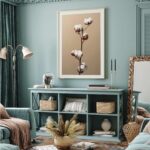 poster flori, poster bumbac, poster bej, design interior tablou living dormitor hol, postere perete, postere pereti, postere mari de perete, tablou poster, postere inramate, postere bucuresti, tablouri scandinave, poster 50x70, tablouri, postere romania, tablouri moderne, design interior