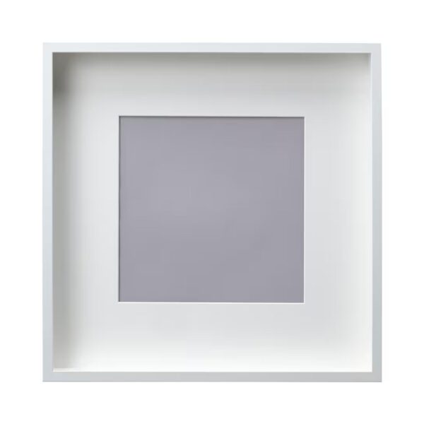 rama alba mdf poster perete 50x50 cm