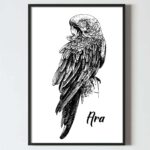 poster perete pasari tropicale, toucan. alb negru, design interior tablouri decoratiuni, postere perete, postere pereti, postere mari de perete, tablou poster, postere inramate, postere bucuresti, tablouri scandinave, poster 50x70, tablouri, postere romania, tablouri moderne, design interior