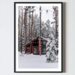 iarna, padure, peisaj, bucuresti, tablouri scandinave, poster 50x70, tablouri, postere romania, tablouri moderne, design interior, cabana, poster sarbatori, tablou sarbatori, tablou craciun, tablou mare, tablou 50x70, cadou inedit, cadou craciun, craciun, cadou mama, cadou invatatoare , dadou educatoare, cadou, tablou secret santa,