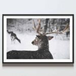 iarna, padure, peisaj, bucuresti, tablouri scandinave, poster 50x70, tablouri, postere romania, tablouri moderne, design interior, cabana